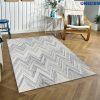 Grey Flatweave Area Rug