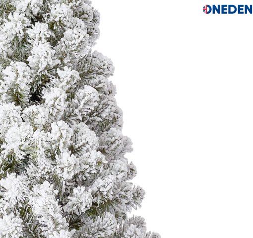 7 feet prince flock artificial christmas tree