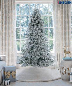 7′ Prince Flock Artificial Christmas Tree Unlit