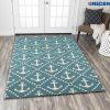 Blue Geometric Area Rug