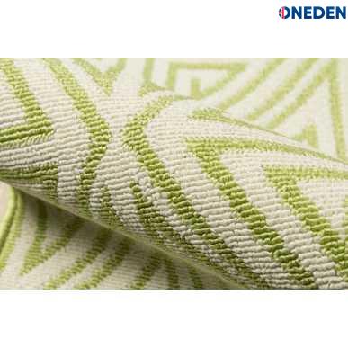 Green Ivory Geometric Area Rug Green Ivory Geometric Area Rug