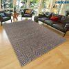 Grey Geometric Area Rug