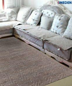 Grey Geometric Chic Area Rug