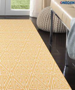 Ivory Geometric Area chic Rug