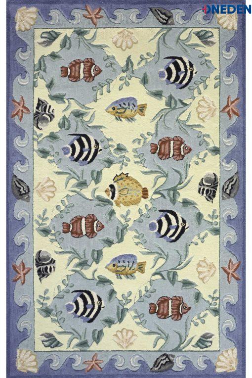 Multicolor Coastal Area Rug