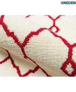 Red Geometric Area Chic Rug