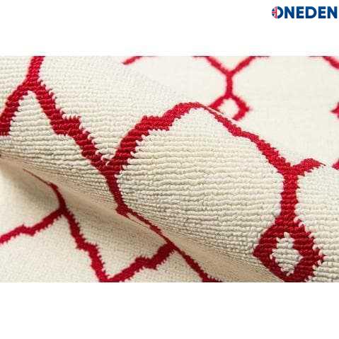 Red Geometric Area Chic Rug Red Geometric Area Chic Rug