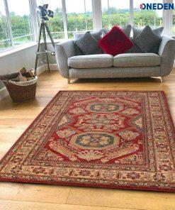 Red Southwestern Area Rug