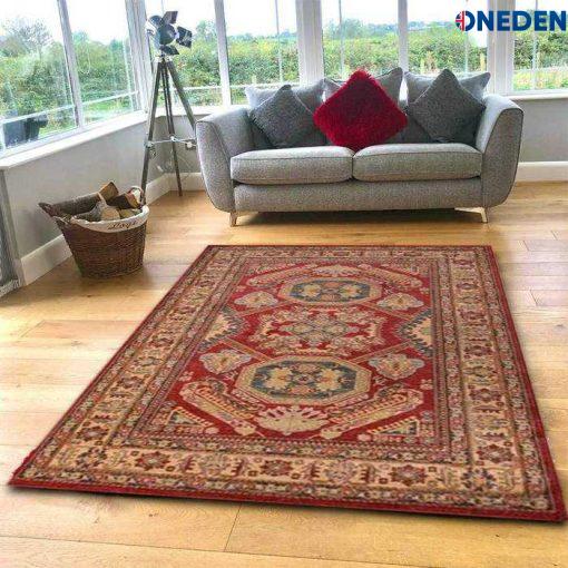 Red Southwestern Area Rug