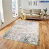 Teal Neutral Area Rug