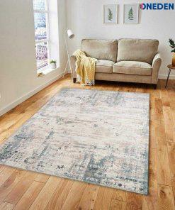 Teal Neutral Area Rug