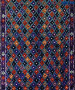 Vibrant Multicolor Baluchi Area Rug