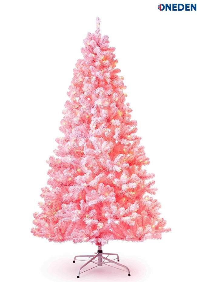 flocked pink christmas tree flocked pink christmas tree