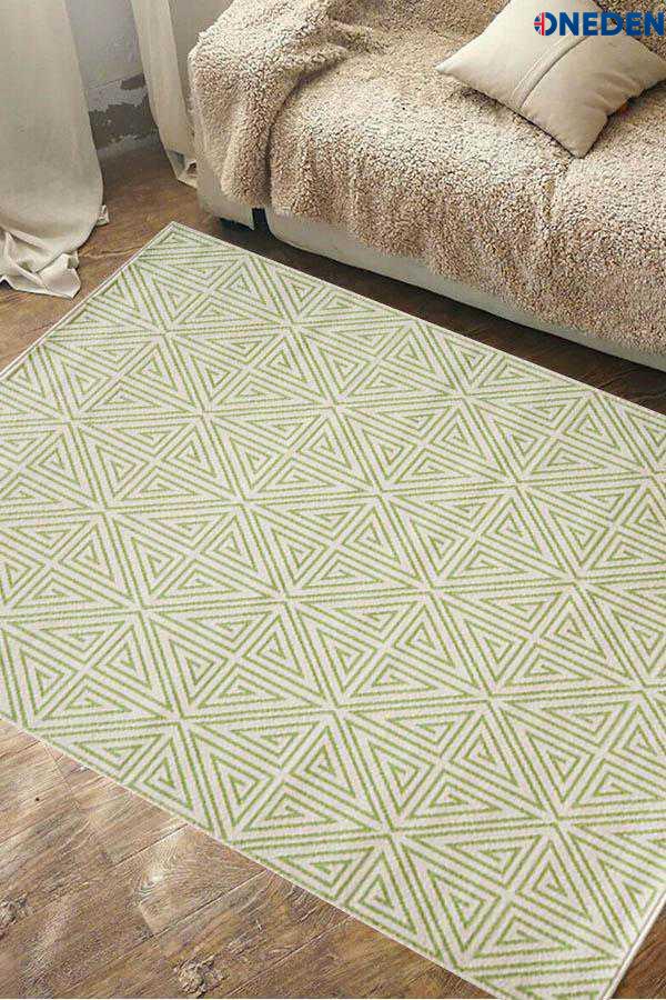 green Geometric Rug green Geometric Rug