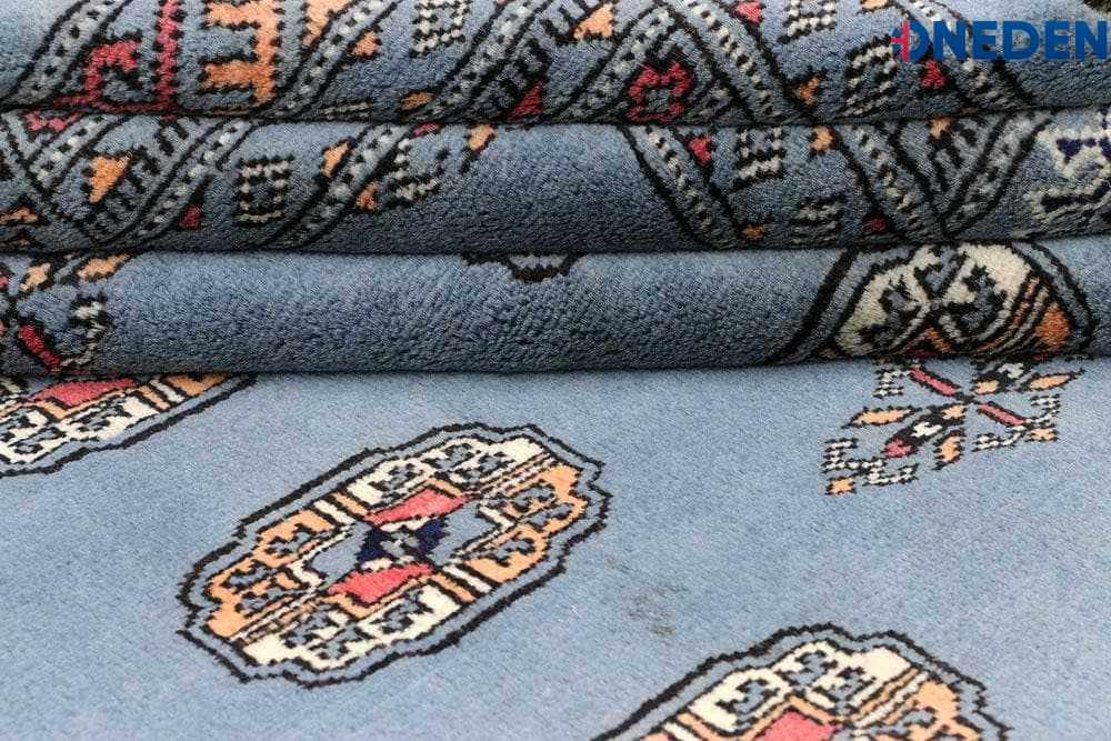 hand knotted Grey Bokhara Chic Area Rug hand knotted Grey Bokhara Chic Area Rug