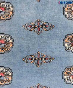 hand knotted Grey Bokhara Rug