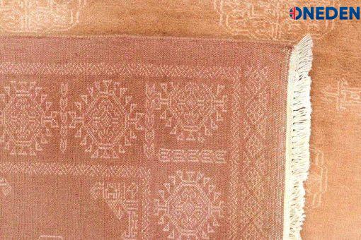 hand knotted Ivory Bokhara Area Rug