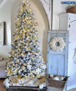 king flock slim artificial christmas tree