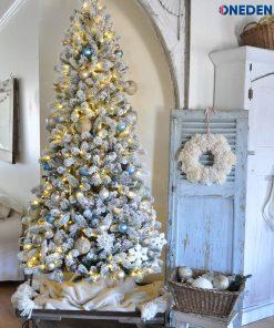 king flock slim artificial christmas tree