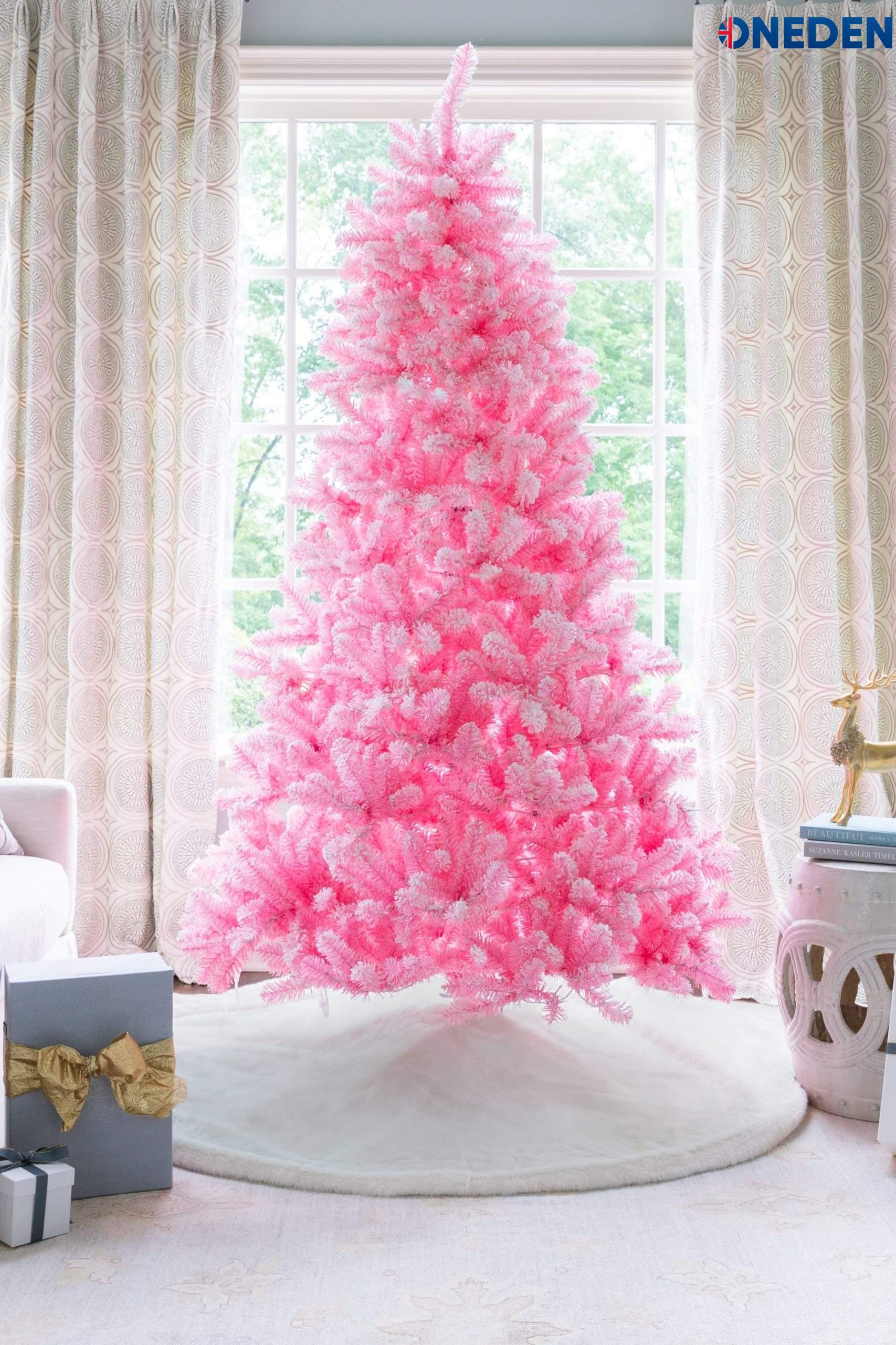 pink faux christmas tree pink faux christmas tree
